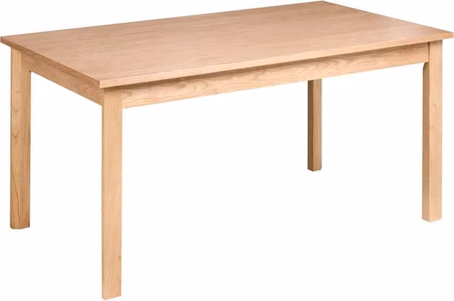 Tavolo da pranzo impiallacciato in legno di quercia chiara MDF gambe in legno di olmo 160 x 90 cm Piano rettangolare impiallacciato