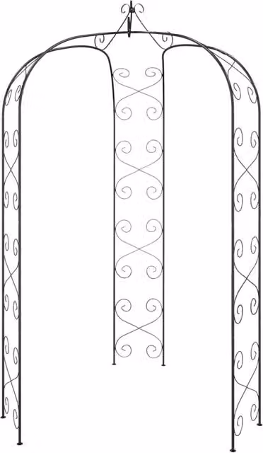 Arco da Giardino Nero ?180x255 cm Acciaio CFW9713084