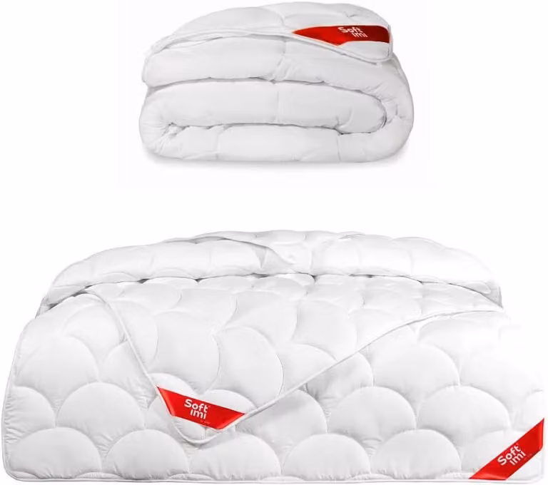 Softimi | Piumino 200x200 cm - Antiallergico - Leggero e morbido - Piumini con imbottitura in microfibra