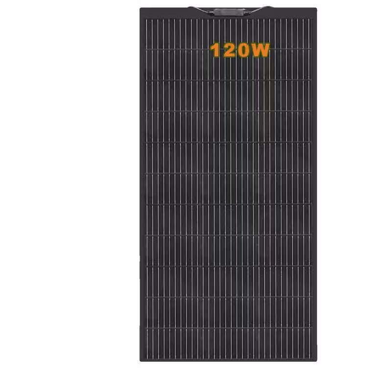 Kit pannello solare, potenza 120W, tecnologia monocristallina, design flessibile, 120W, 18,15V