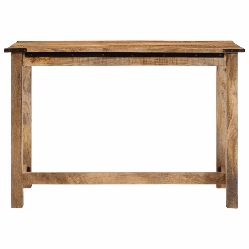 vidaXL Tavolo da pranzo 110x55x75 cm in legno massiccio di mango