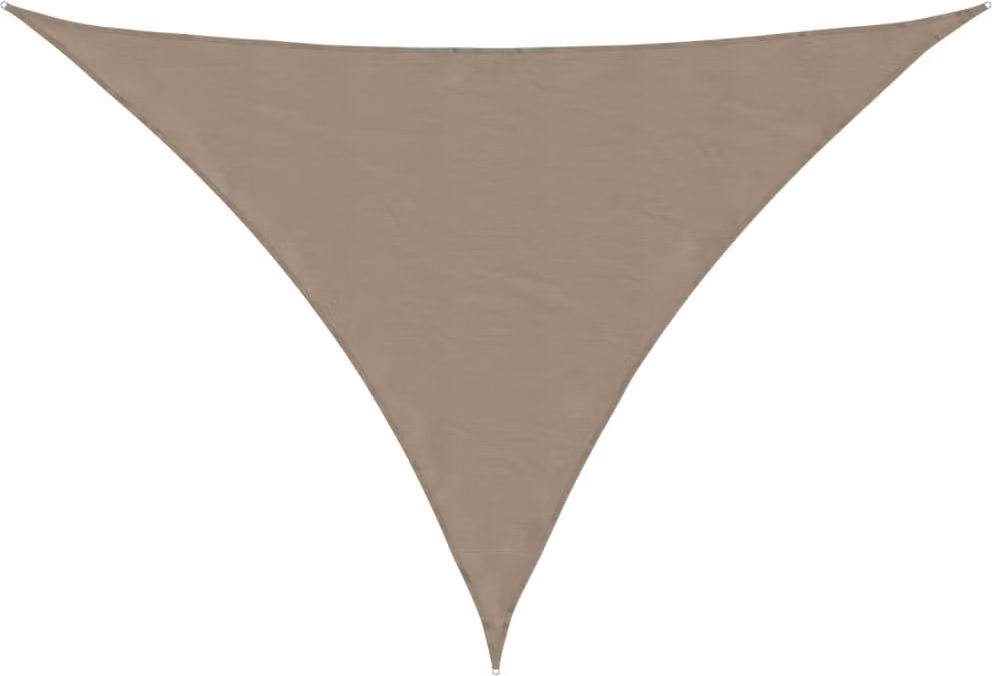 Parasole a Vela Oxford Triangolare 5x5x6 m Grigio Talpa