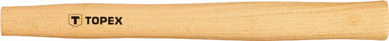 Manico del martello TOPEX Asta del martello con massa di 3 kg, lunghezza 500 mm, legno di faggio
