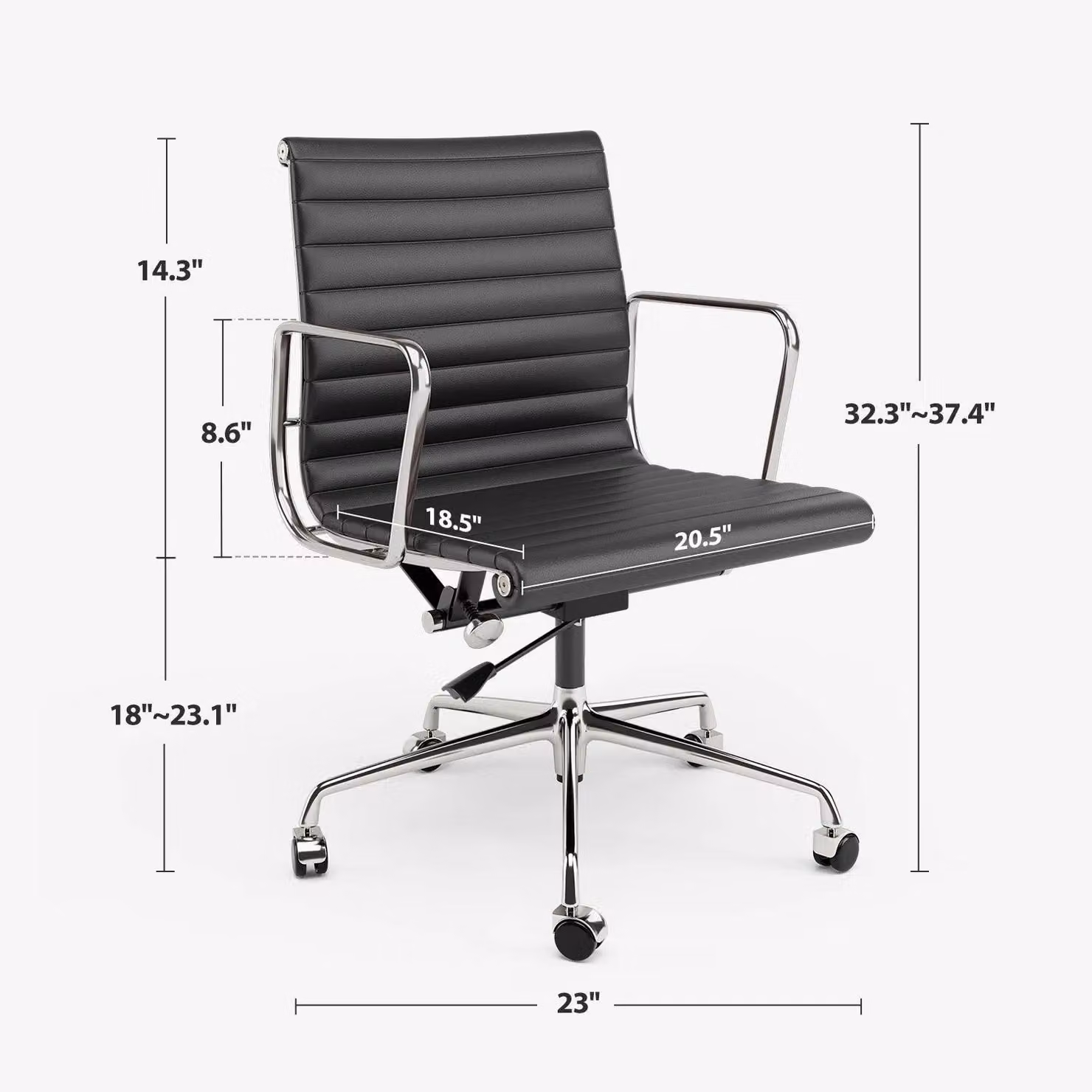 Sedia da ufficio - Sedia per ufficio - Sedie per ufficio - Poltrona - Sedia - Design ergonomico - Altezza regolabile