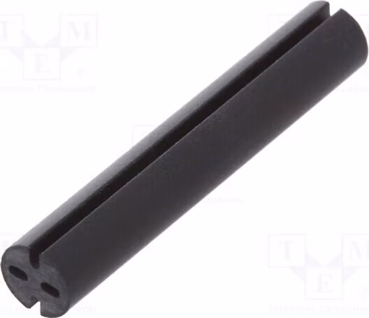 10 distanziatori per LED, diametro esterno: 5,1 mm, diametro LED: 5 mm, lunghezza: 29 mm, colore: nero, codice prodotto: 8GE04V80580