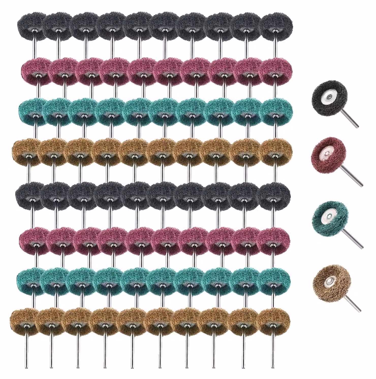 Solidchoice - Set di 80 dischi abrasivi per utensili rotanti
