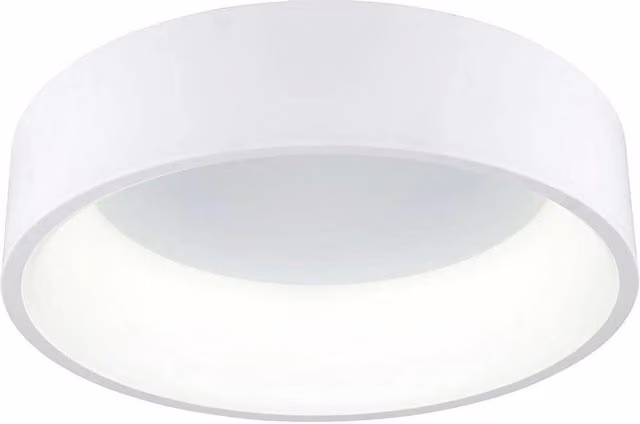 Trade Shop - Plafoniera Tonda Led 30 W Cct 3000k 4000k Lampada Soffitto Parete Muro Luce 40cm - Bianco
