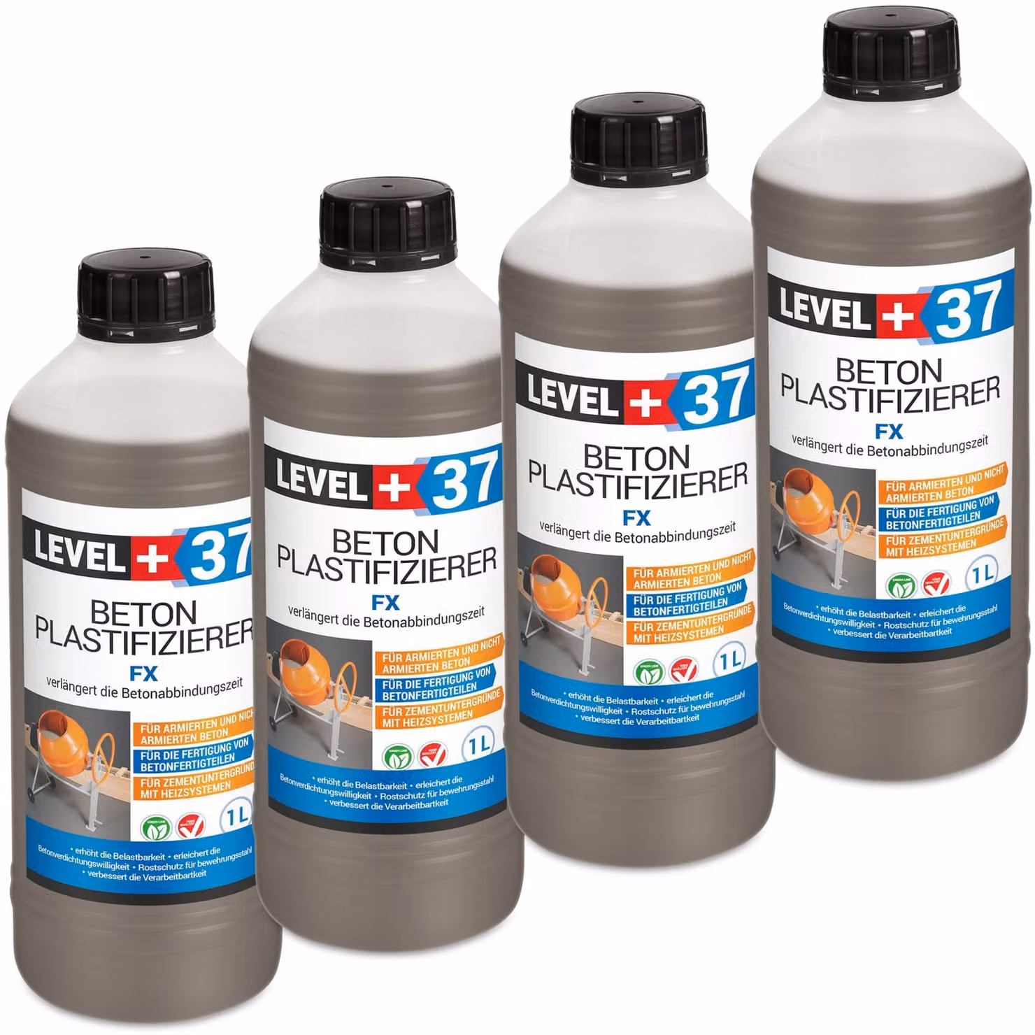 Plastificante per calcestruzzo e massetti 4L BETON PLASTICIZZATORE FX L+37