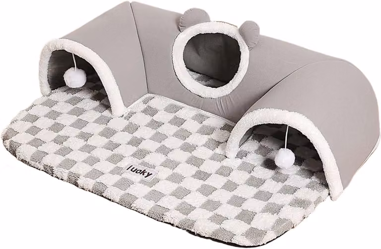 Panchina per cani Bolt Edge - Grigio - Tessuto - Per auto - 90×59×67cm