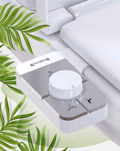 Bidet Portatile con Doppia Testa a Getto - Aspersore Acquatico Non Elettrico per Ottima Igiene