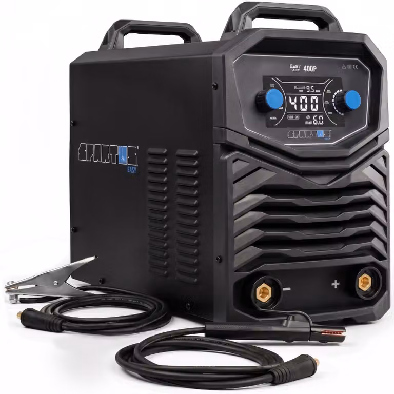 Saldatrice inverter per elettrodi, 400A - Funzione pulsata 0,5-10 Hz - 400 V, adatta per l'utilizzo con acciaio