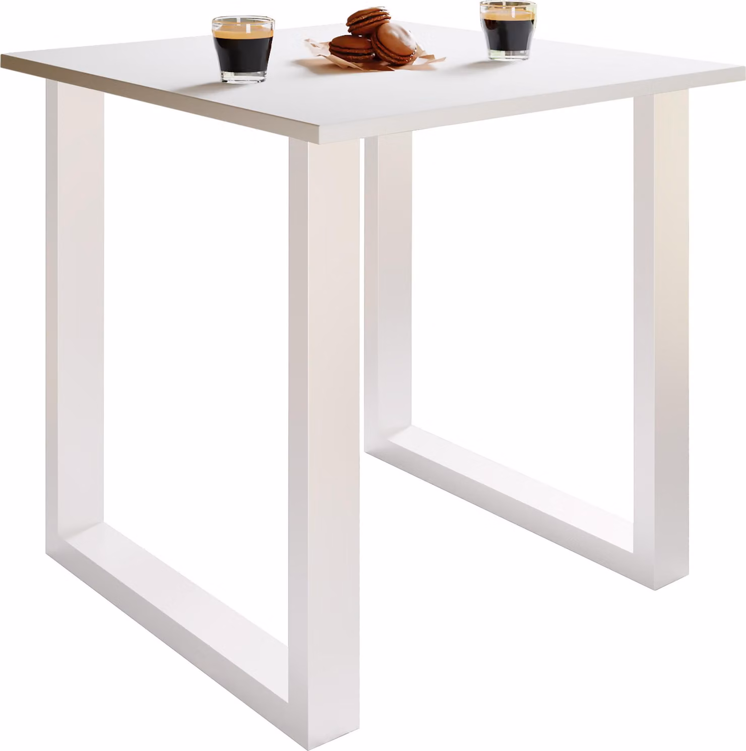 Tavolo da pranzo in legno Premium | H. 76 x W. 80 x D. 50 cm | Tavolo da cucina Tavolo da pranzo Xona U