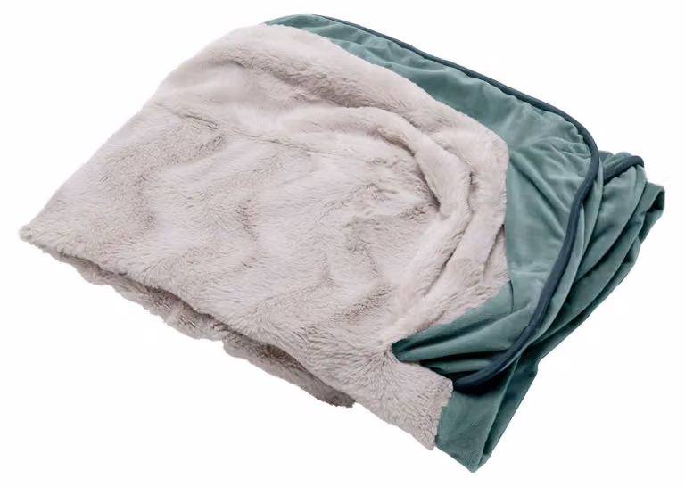 Copertura di ricambio per cuccia per cani Furhaven, comfort ottimale, realizzata in peluche e velluto, con motivo a onde