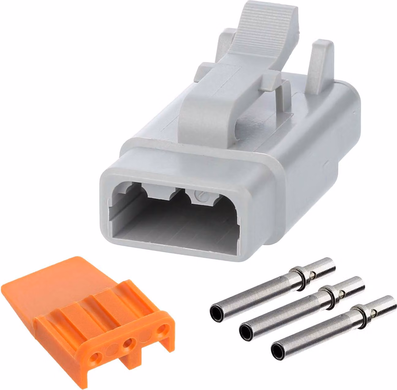 Amphenol AS-3SF 109 SET Presa cavo serie ATM Presa, 3 poli, connessione a crimpare Diametro isolamento 1,35 mm - 3,05 mm,