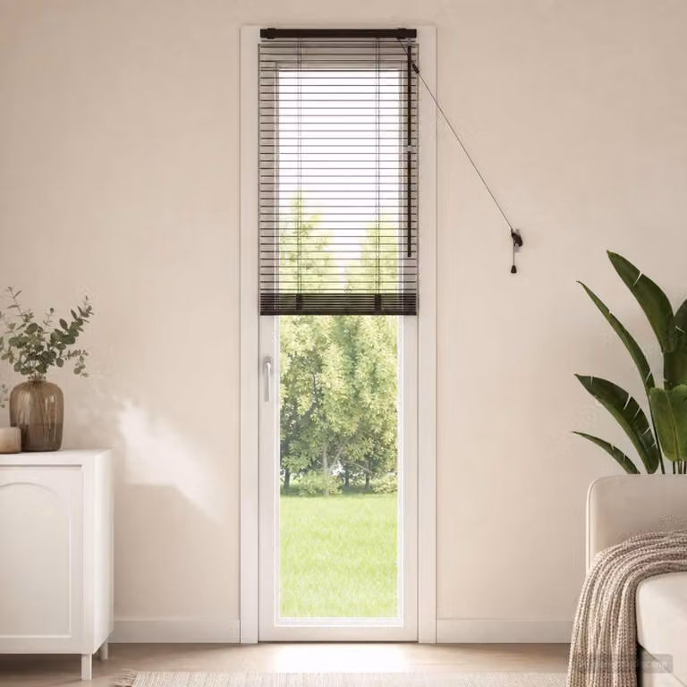 Persiane avvolgibili per finestre Venet, colore marrone scuro, dimensioni 50 x 250 cm, larghezza lamelle 35 mm