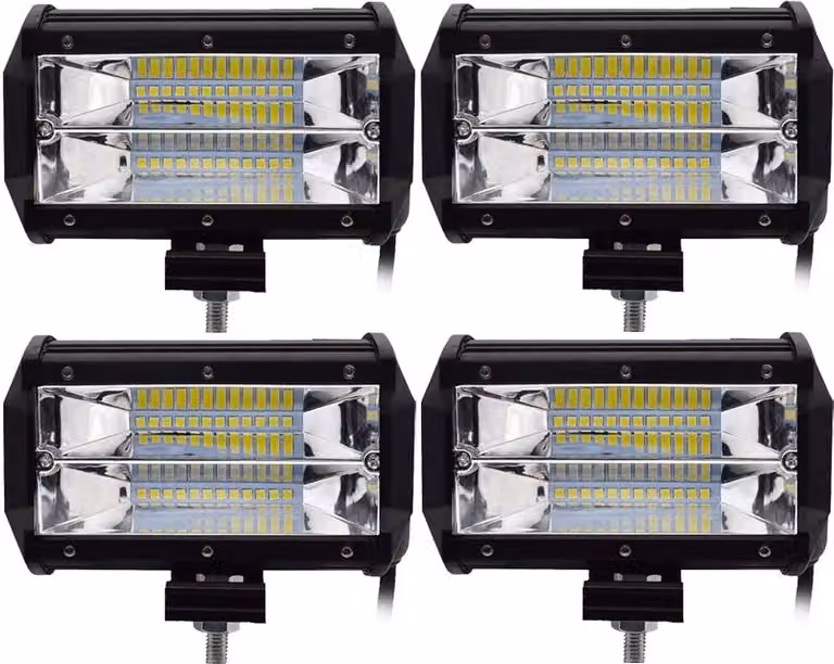 Greenmigo 4X 72W LED fari ausiliari IP67 impermeabile Light Bar 12V 24V LED luce di lavoro offroad auto Faro LED luce di lavoro