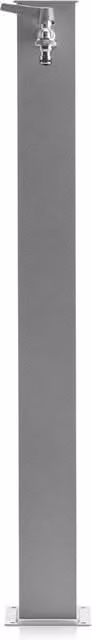 Fontana da Giardino con Rubinetto Belfer 42/Q in Alluminio Grigio e Argento