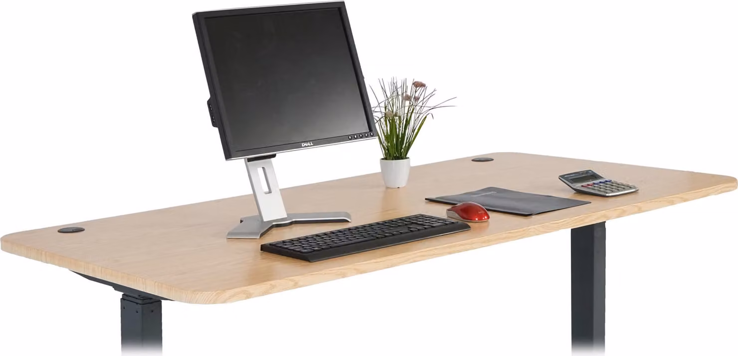 Piano di lavoro HWC-D40 per scrivanie, piano di lavoro, 160x80cm MVG ~ marrone chiaro