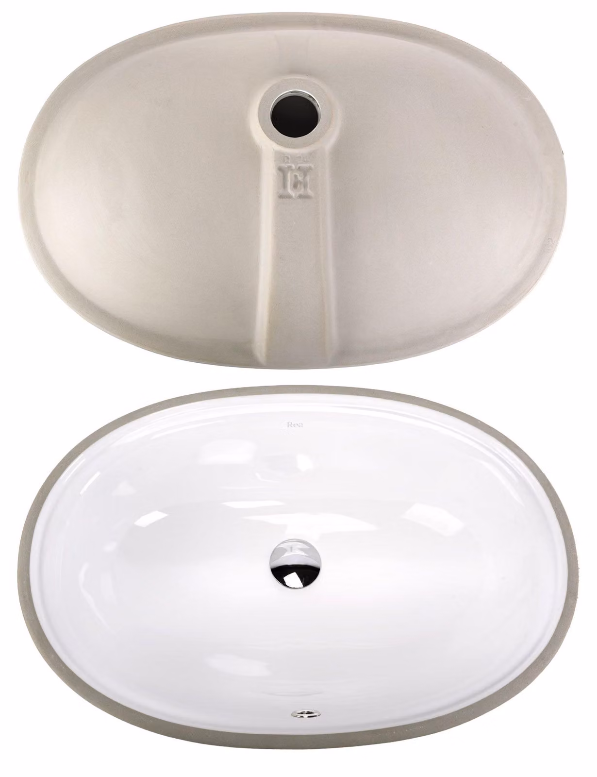 Lavabo Da Incasso Rea Niva White