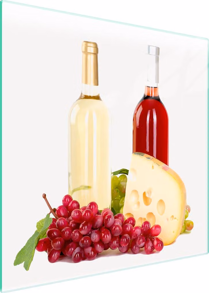 Piatto Di Protezione In Vetro Per Il Cuore 50X52 Vino