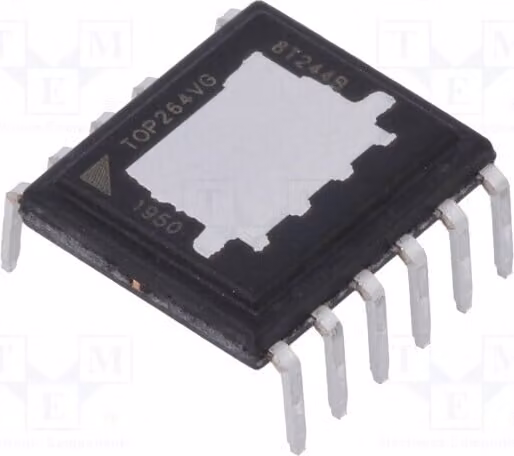 1x eDIP-12B TOP264VG - Raddrizzatore di tensione per circuiti PWM, 59,4÷145 kHz, alimentatori AC/DC, SMPS