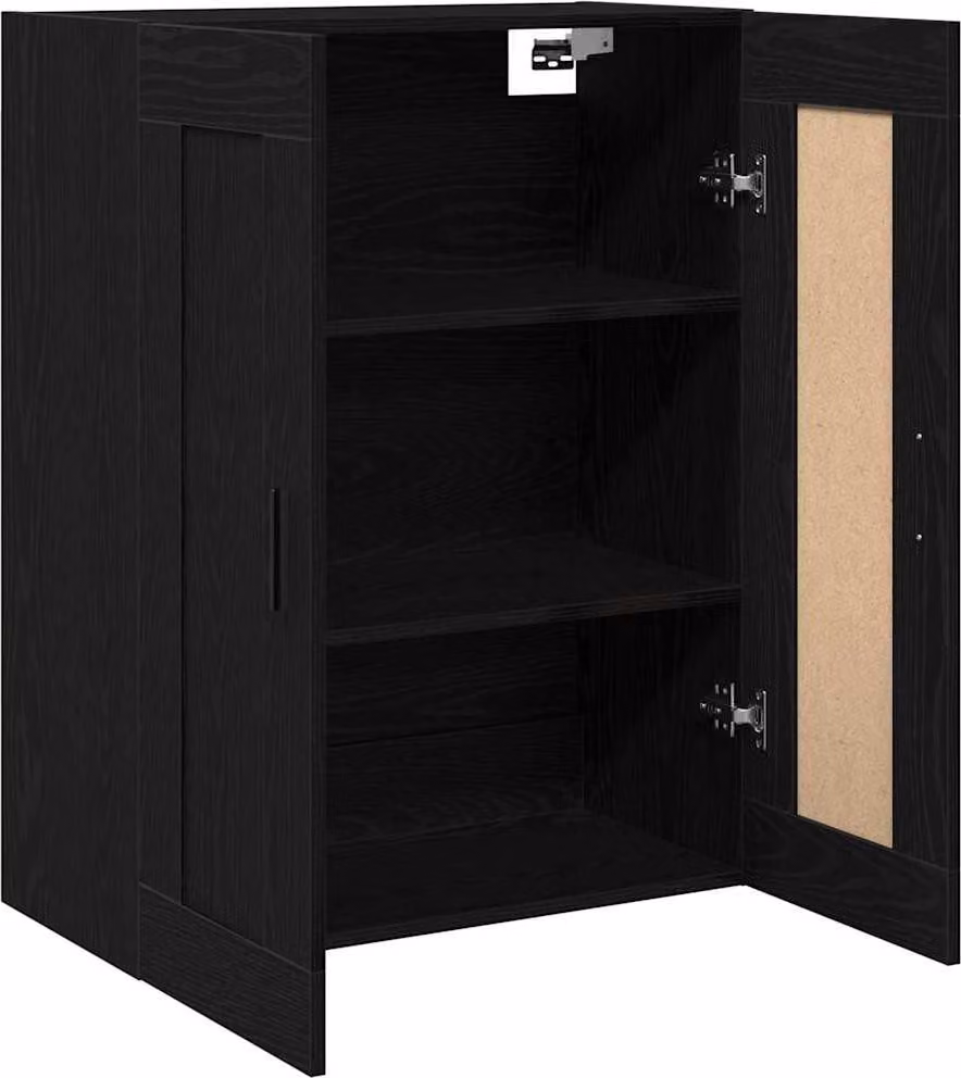 Mobile a muro Rovere Nero 69,5 x 34 x 90 cm Legno multistrato