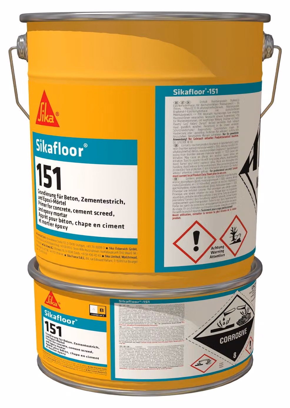 Sikafloor-151 2K Grundierung 30kg - für schwach bis mittelstark saugende Oberflächen