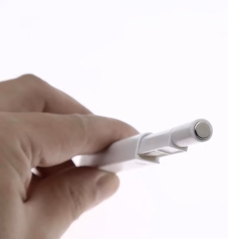Sistemi di apertura a pressione magnetici per ante, confezione da 6 pezzi, colore bianco, adatti per mobili e cucine