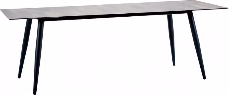 Esstisch Rechteckig Luxus Moderner Grau Rattan Design Kaffeetisch Terrasse