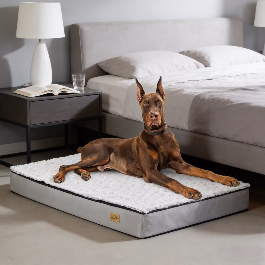 WISFOR letto per cani tappetino ortopedico per cani letto per cani divano per gatti letto per articolazioni lavabile impermeabile, XXL: 120 x 90 x 10 cm