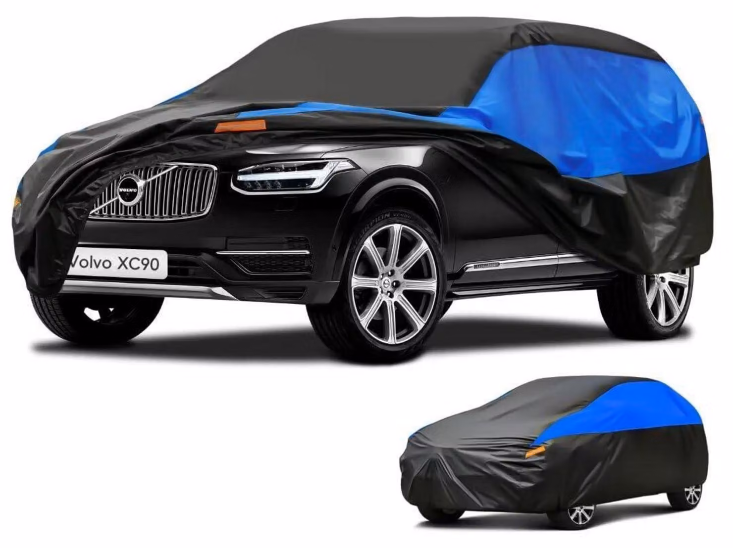 Copertura impermeabile e traspirante per auto, compatibile con Volvo XC90 (2015-2024), disponibile nei colori nero e blu