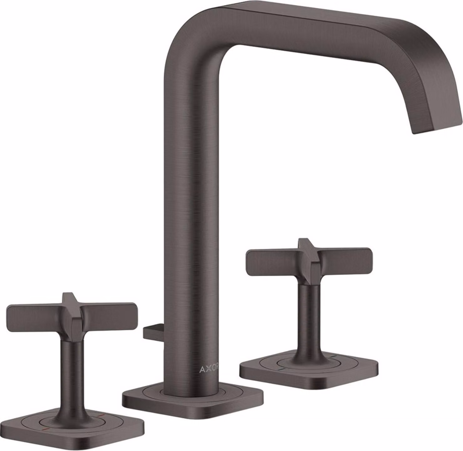 hansgrohe AXOR Citterio E Mélangeur lavabo 3 trous 170 avec vidage automatique et rosettes, 36108340, 36108340
