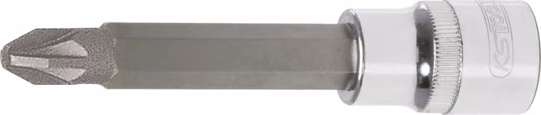 KS TOOLS 1/2" CHROMEplus bit socket lungo PZ3 - 918.1690