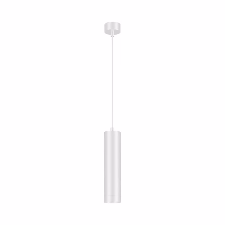 Braytron LED moderna luce a sospensione cilindrica in alluminio GU10 bianco lampada a sospensione bancone cucina Ø60X250mm