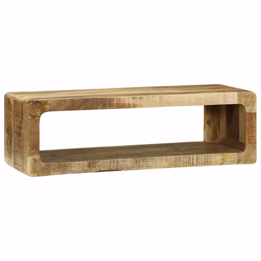 Mobile TV vidaXL in legno di mango marrone L: 80 cm, P: 30 cm, H: 25 cm