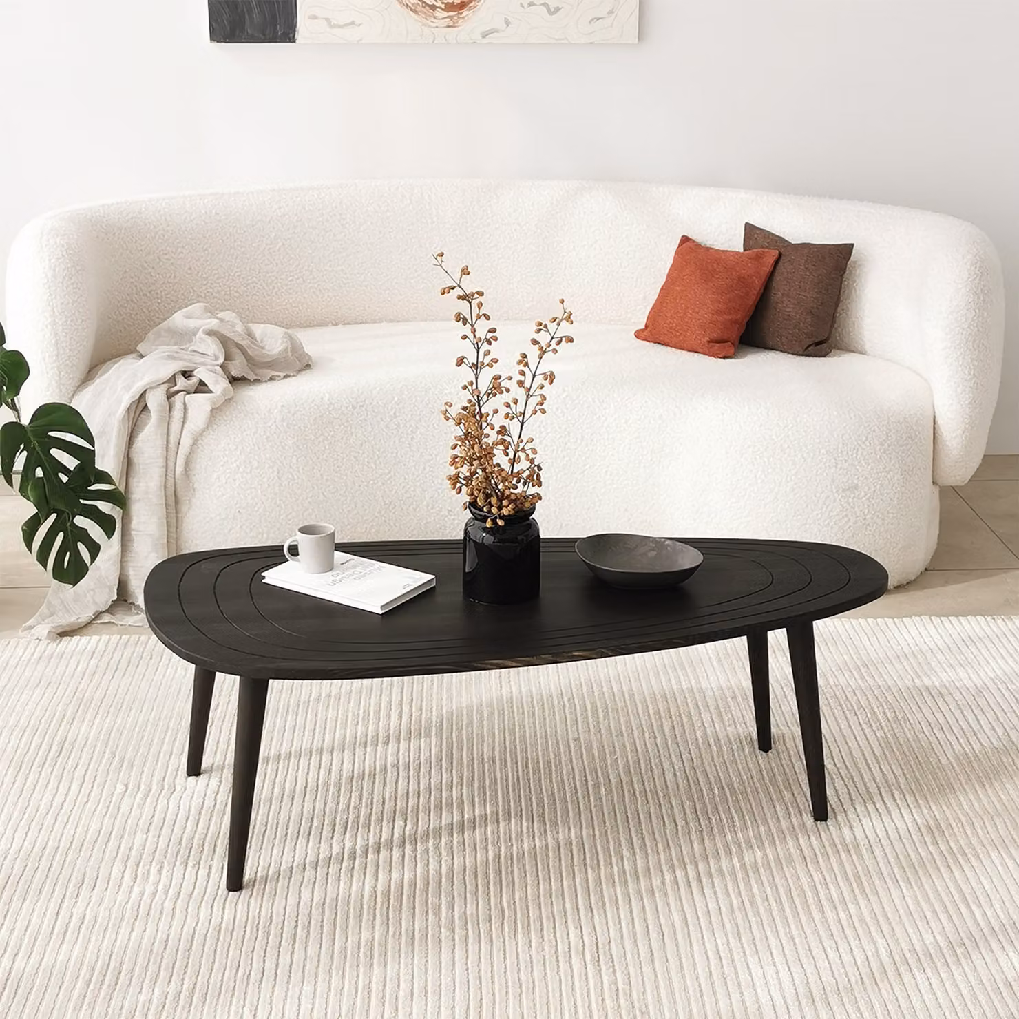 Skye Decor, Sweet - Antracite, tavolini, antracite, legno, 115 x 38 x 50 cm