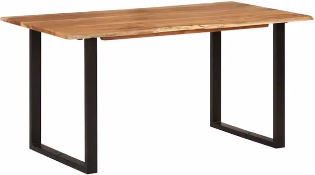 Tavolo da Pranzo | Tavolo da cucina 154x80x76 cm in Legno Massello di Acacia