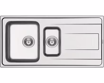 Lavello in acciaio inox Pyramis ALEA 100x50 11/2B1D