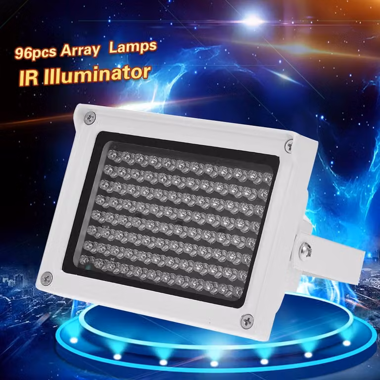 96 LEDS IR Illuminator Array Lampade a infrarossi Visione notturna all'aperto Impermeabile per telecamera di sorveglianza CCTV