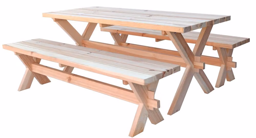 Set di legno vecchio - NATURALE