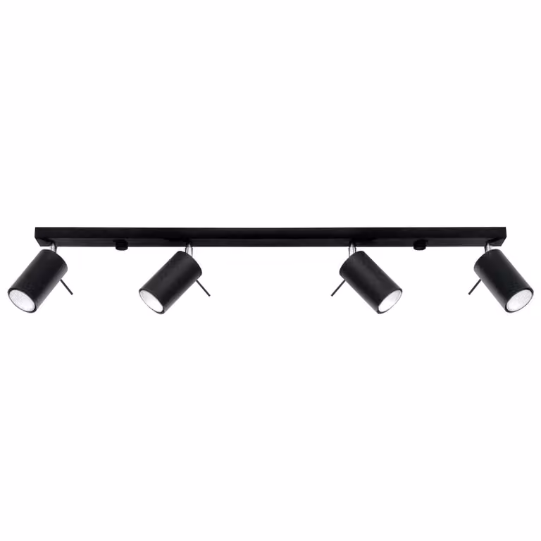 Lampada a spot RING 4L Nero SL.0332 Sollux