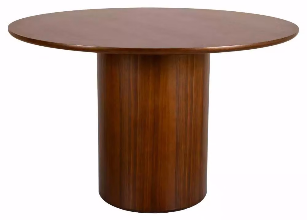 FURNLUX, tavolo da pranzo Rondo, colore marrone, 120 cm / Colore principale: / Dimensioni: