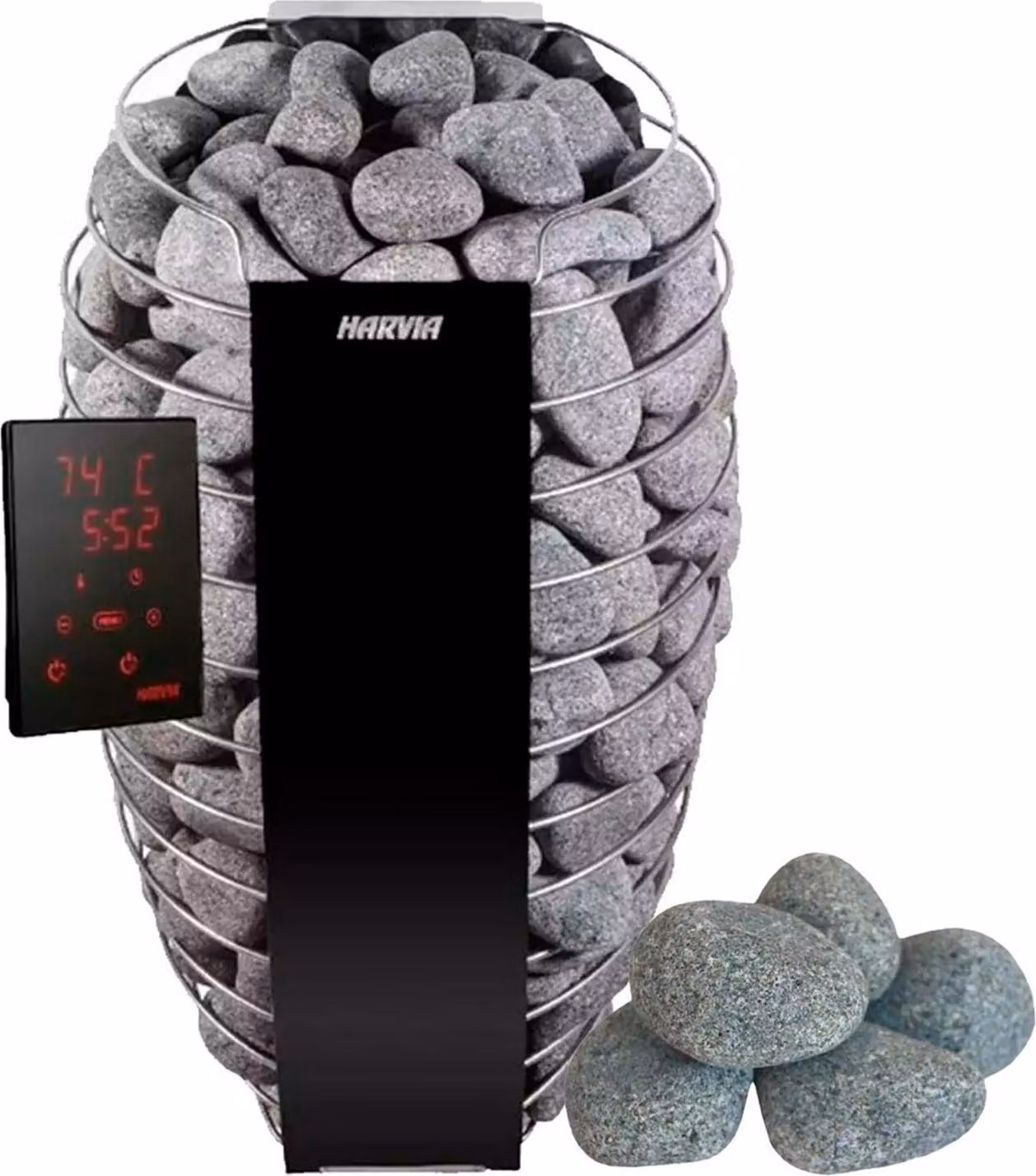 Riscaldatore per sauna Harvia Spirit SP90XW + controllo Xenio WLAN + pietre - 9 kW