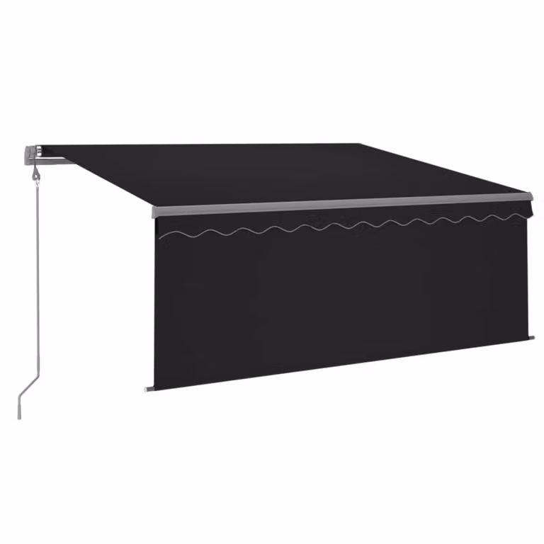 Tenda Automatica Parasole LED Sensore Vento 3x2,5m Antracite