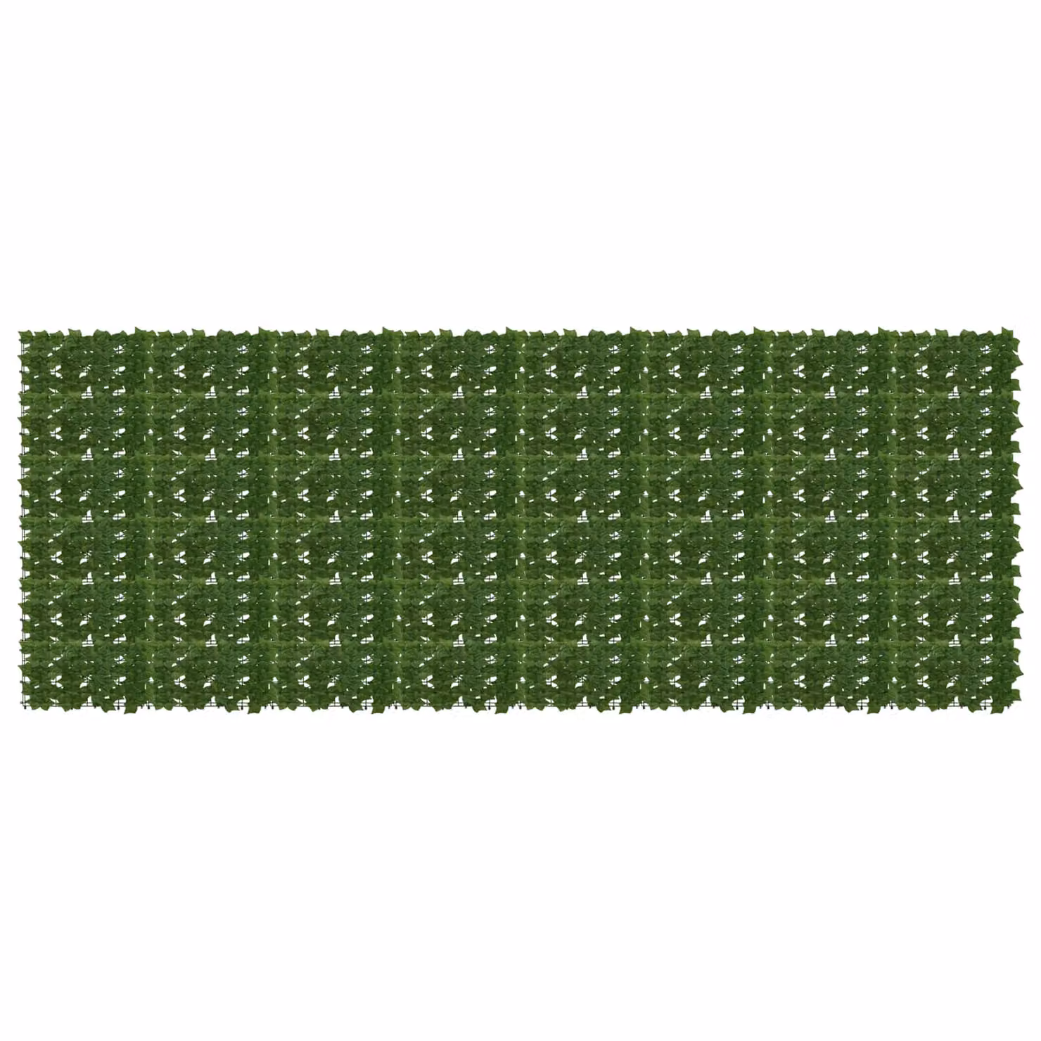 vidaXL Schermo per balcone con siepe artificiale verde, L 400 x H 150 cm