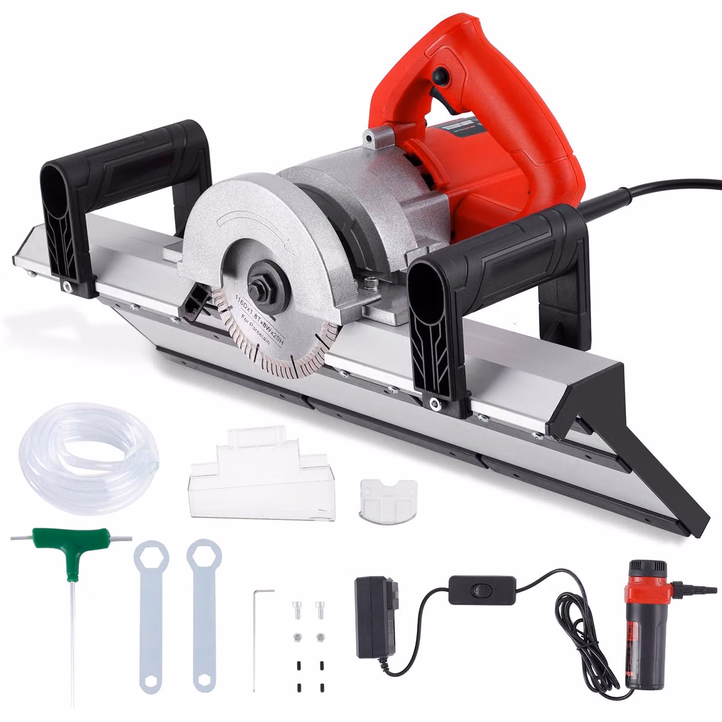 Tagliapiastrelle elettrico, inclinazione di 45 gradi - Potenza: 1200 W - Materiale: alluminio