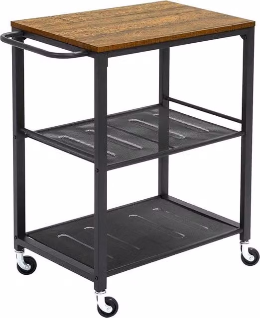 Carrello da cucina per esterno, vettura da giardino con ruote - Carrello per bevande con cassetti 40 x 60 x 76.5 cm