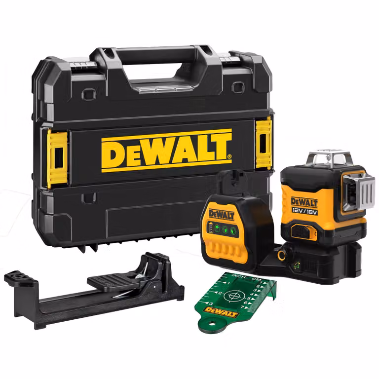 DeWALT DCE089NG18-XJ - Livella laser a più linee (3x360°), verde, 18V, senza batteria