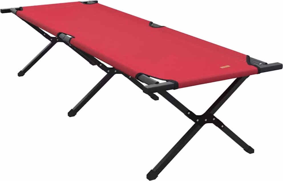 Letto da campeggio pieghevole Rosso 193 x 69 x 45 cm