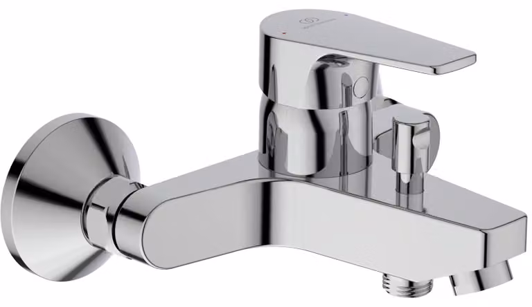 Miscelatore per lavabo da incasso, serie Cerafine D, cromo, ottone, a risparmio idrico